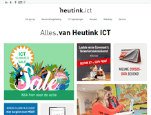 Tablet Screenshot of heutink-ict.nl